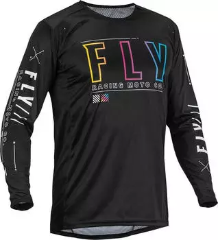 Fly Racing Kinetic Fuel Jersey (70200-S-727) schwarz/orange/blau/pink