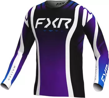 FXR Helium Infinity MX Jersey Long Sleeve (263349-8040-07) schwarz/weiß/violett