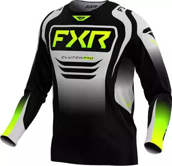 FXR Clutch Pro MX Jersey schwarz/grün