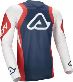 Acerbis MX J-Track Inc 2.0 Motocross Jersey (0026056.344.064) dunkelblau/weiß/rot