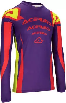 Acerbis MX J-Track Askar Motocross Jersey lila/rot