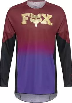 Fox 360 Drip Motocross Jersey (36334-180-XL) dunkelrot/schwarz
