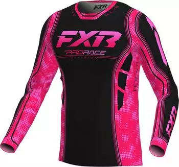 FXR Revo Velocity Motocross Jersey (263339-2800-13) schwarz/pink/rot