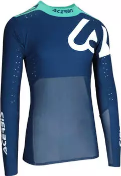 Acerbis X-Flex 2.0 Anaheim Motocross Jersey (0025042.245.064) dunkelblau/weiß/türkis