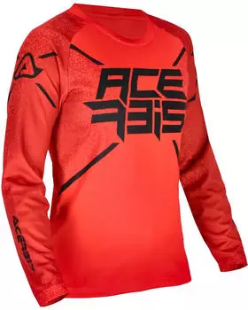 Acerbis MX J-Kid 5 Kinder Motocross Jersey schwarz-rot
