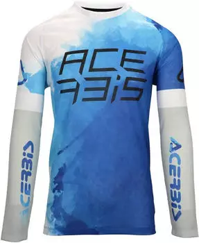 Acerbis J-Windy Watermark Jersey blau/weiß