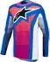 Alpinestars Techstar MAVEN MX Jersey weiß/hot coral/blithe blue