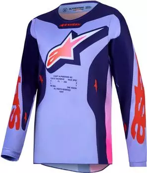 Alpinestars Fluid Hunt Motocross Jersey Jugend (3770727) lila/pink