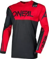 Oneal E006-083, Oneal Element Racewear Motocross Jersey Schwarz Grau Rot male