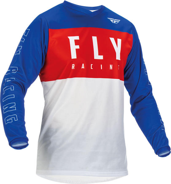 Fly Racing Men's F16 jersey white/red