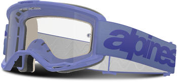 Alpinestars Vision 5 Goggle Wordmark purple Clear