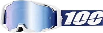 100% Armatic Crossbrille Blau/Weiß Blau-Verspiegelt (50060-00002)