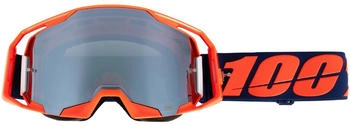 100% ARmatic Crossbrille Neonorange mit Silber Spiegellinse (50060-00003)