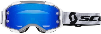 Scott Fury Motocross Brille Weiß/Blau Chrome (2728280002349)