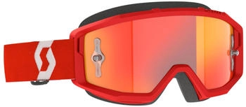Scott Primal Motocross Brille rot-weiß mit chromorangem Plexiglas (2785971005280)