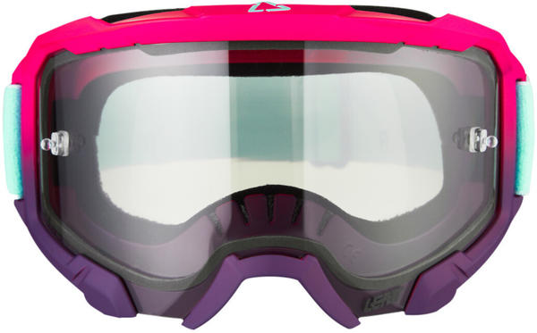 Leatt Goggle Velocity 4.5 neon pink light grey 58%