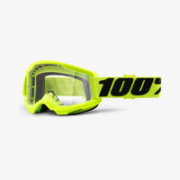 100% 100% Crossbrille Strata Gen. 2 Neon Gelb - Klar Anti-Fog