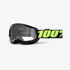 100percent 50027-00012, 100percent Strata 2 Goggles Schwarz Clear Mirror/CAT0