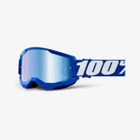 100% 100% Crossbrille Strata Gen. 2 Blau - Verspiegelt Anti-Fog
