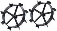 vidaXL Metallr&auml;der f&uuml;r 6,5 PS Benzin-Gartenfr&auml;se 2 Stk.