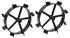 vidaXL Metallräder für 6,5-PS-Benzin-Gartenfräse, 2 Stk. (146268)