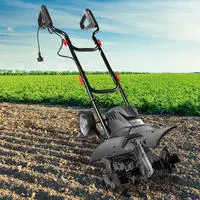 Brast - Elektrische Motorhacke Gartenfr&auml;se Kultivator Ackerfr&auml;se Elektro 1200...