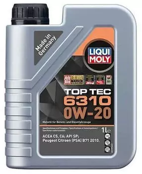 LIQUI MOLY Top Tec 6310 0W-20 1l LIQUI MOLY Top Tec 6310 0W-20 1l