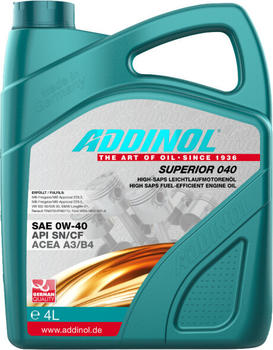ADDINOL SAE 0W-40 SUPERIOR 040 (4 l)