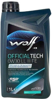 Wolf OfficialTech 0W-30 LL III FE 1l