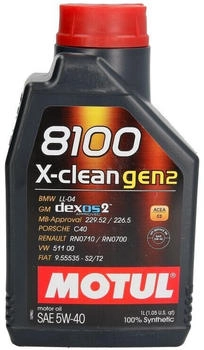 Motul OLIO 8100 X-CLEAN GEN2 5W40