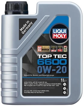 LIQUI MOLY TOP TEC 6600 0W20 1LT