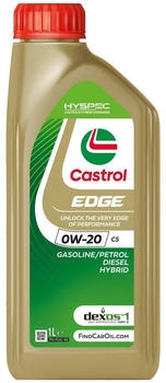 Castrol EDGE 0W20 C5 C6 TITANIUM FST GM FIAT 9.55535-GSX 1 L Castrol EDGE 0W20 C5 C6 TITANIUM FST GM FIAT 9.55535-GSX 1 L