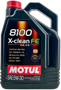 Motul 8100 X-Clean FE 5W-30 (112820) 5l Motul 8100 X-Clean FE 5W-30 (112820) 5l