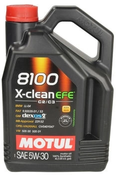 Motul 8100 X-CLEAN EFE 5W-30 (109171) 4l Motul 8100 X-CLEAN EFE 5W-30 (109171) 4l