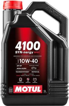 Motul 4100 Syn-Nergy Spec 10W40 Premium Synthetic (4100) 5L Motul 4100 Syn-Nergy Spec 10W40 Premium Synthetic (4100) 5L