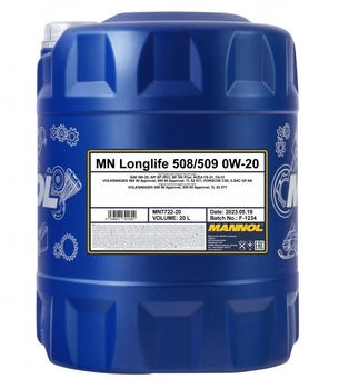 Mannol Longlife 508/509 0W-20 (MN7722-20) 20L Mannol Longlife 508/509 0W-20 (MN7722-20) 20L
