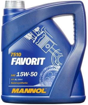 Mannol Favorit 15W-50 Motoröl (MN7510-4)