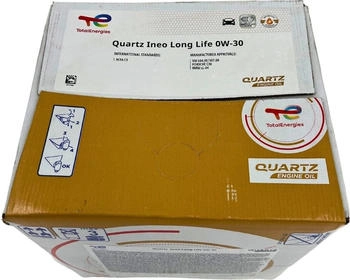 TOTAL Quartz Ineo Long Life 0W-30 20 Liter Bag-In Box