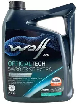 Wolf OfficialTech 5W-30 C3 SP Extra 5 L