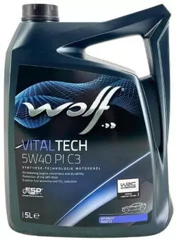 Wolf VitalTech 5W-40 PI C3 1 L