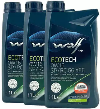 Wolf EcoTech 0W-16 SP/RC G6 XFE 1 L