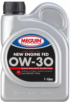 Meguin Motorenoel New Engine FED SAE 0w 30 5x 1 Liter