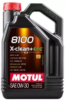 Motul Motul 8100 X-Clean+ EFE 0W-30 Engine Oil 20L