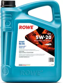 ROWE Hightec Synt RS HC SAE 5W-20 Motor&ouml;l 5l