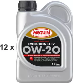 Meguin Motorenoel Evolution LL IV SAE 0W-20 1 Liter