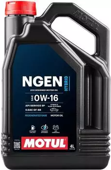 Motul Motul NGEN 0W-16 Hybrid Engine Oil 4L