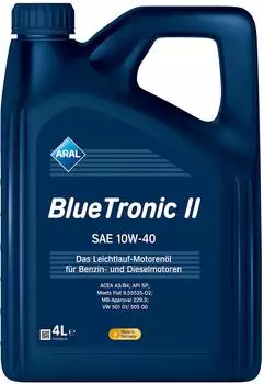 Aral BlueTronic II 10W-40 4 Liter