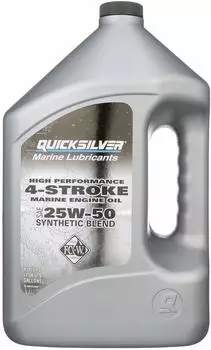 Quiksilver Verado FourStroke Engine Oil Synthetic Blend 25W50 4 L