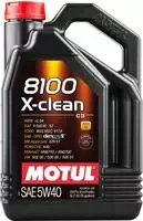 Motul 109226, Motul 8100 X-CLEAN 5W-40 5 Liter DE, Grundpreis: &euro; 8,73 / l