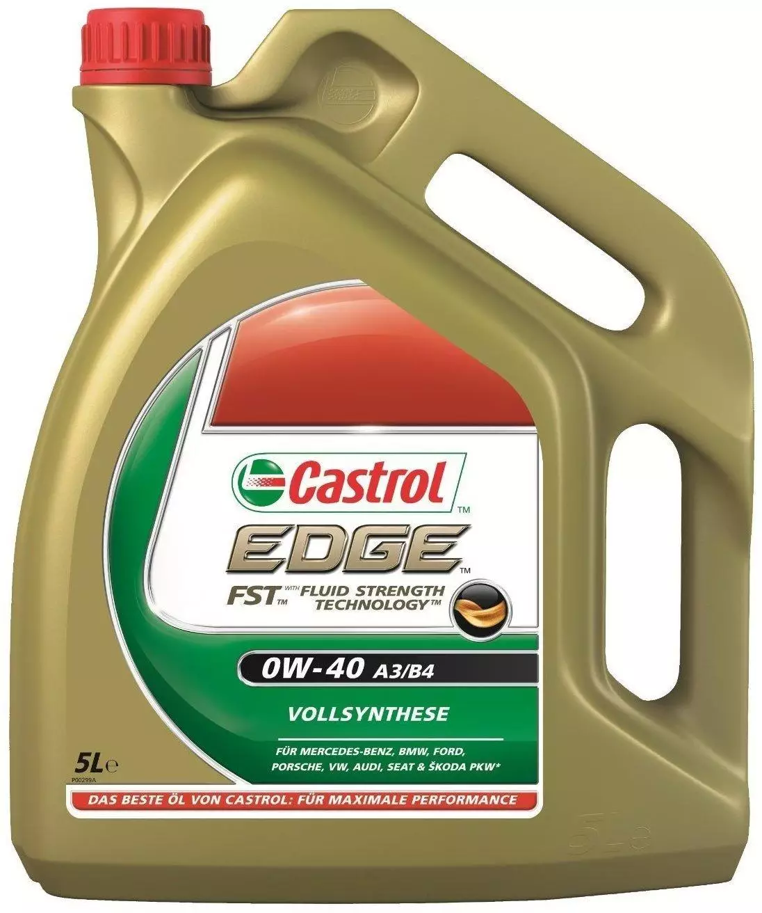 Castrol Edge Fluid Titanium 0W-40 A3/B4 (5 l) Auto Motoröl